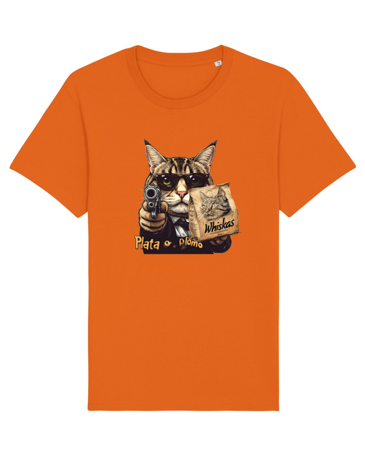 Tricou mânecă scurtă Unisex Rocker Bright Orange