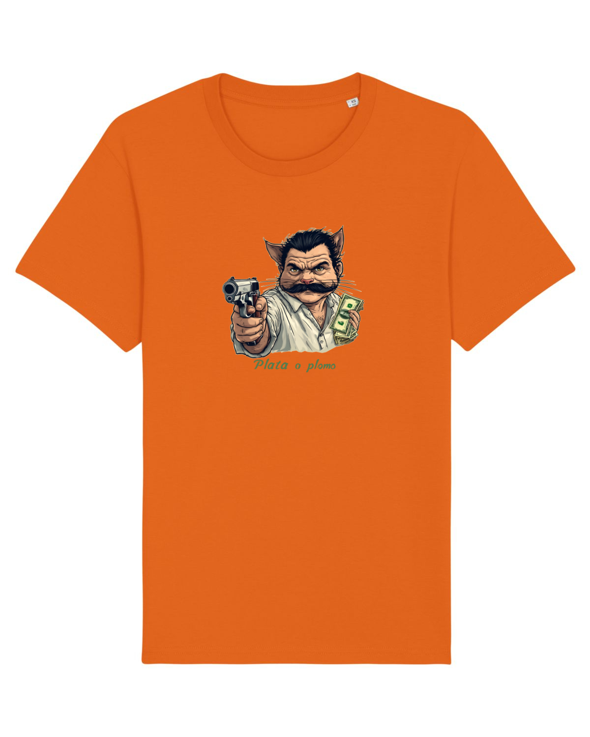 Tricou mânecă scurtă Unisex Rocker Bright Orange
