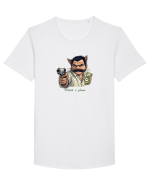 PLATA O PLOMO - MOTANUL MAFIOT ESCOBAR 2 Tricou mânecă scurtă guler larg Bărbat Skater