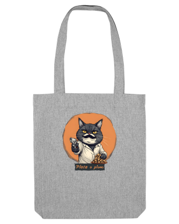 PLATA O PLOMO - MOTANUL MAFIOT ESCOBAR - mancare pisici 2 Heather Grey