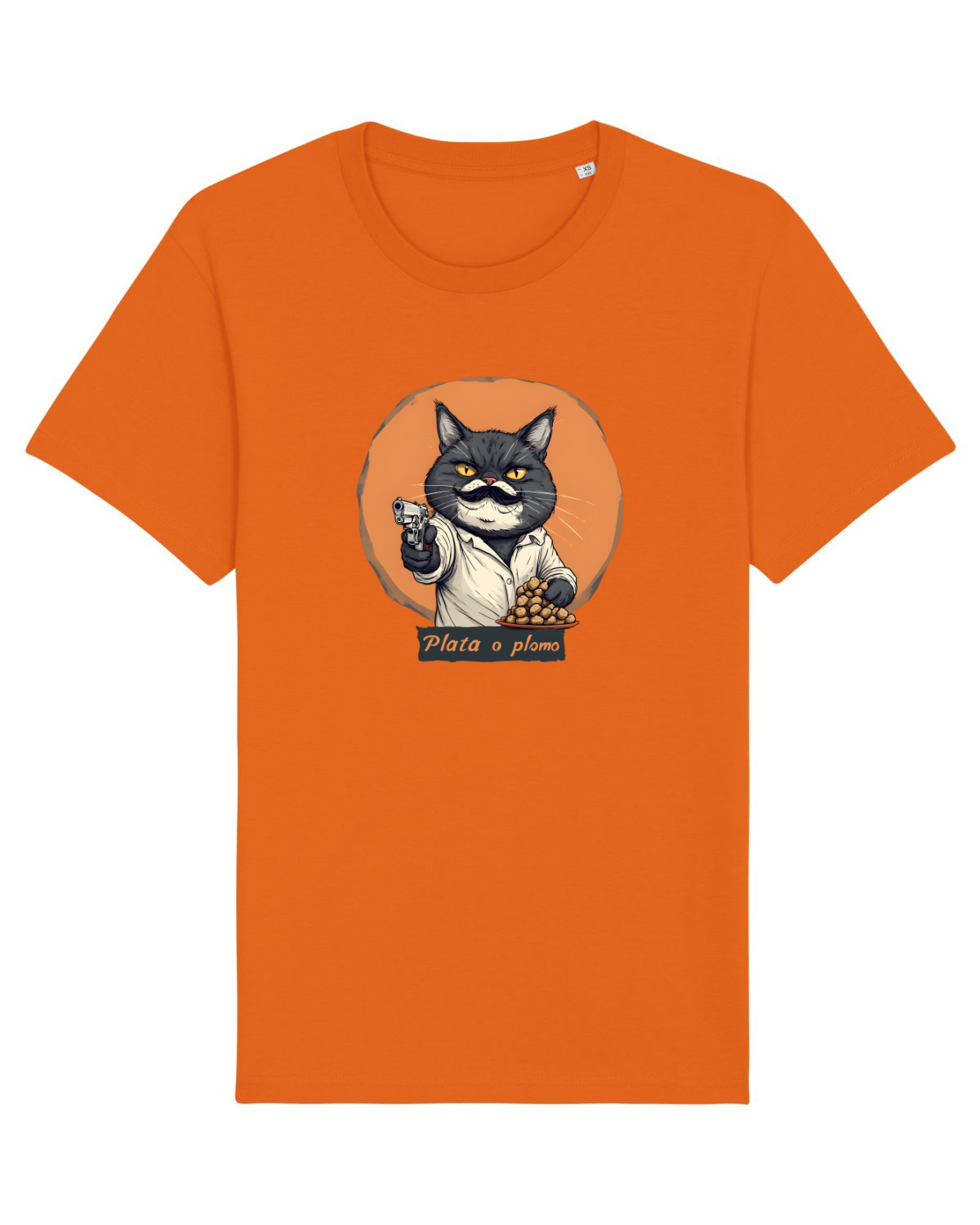 Tricou mânecă scurtă Unisex Rocker Bright Orange