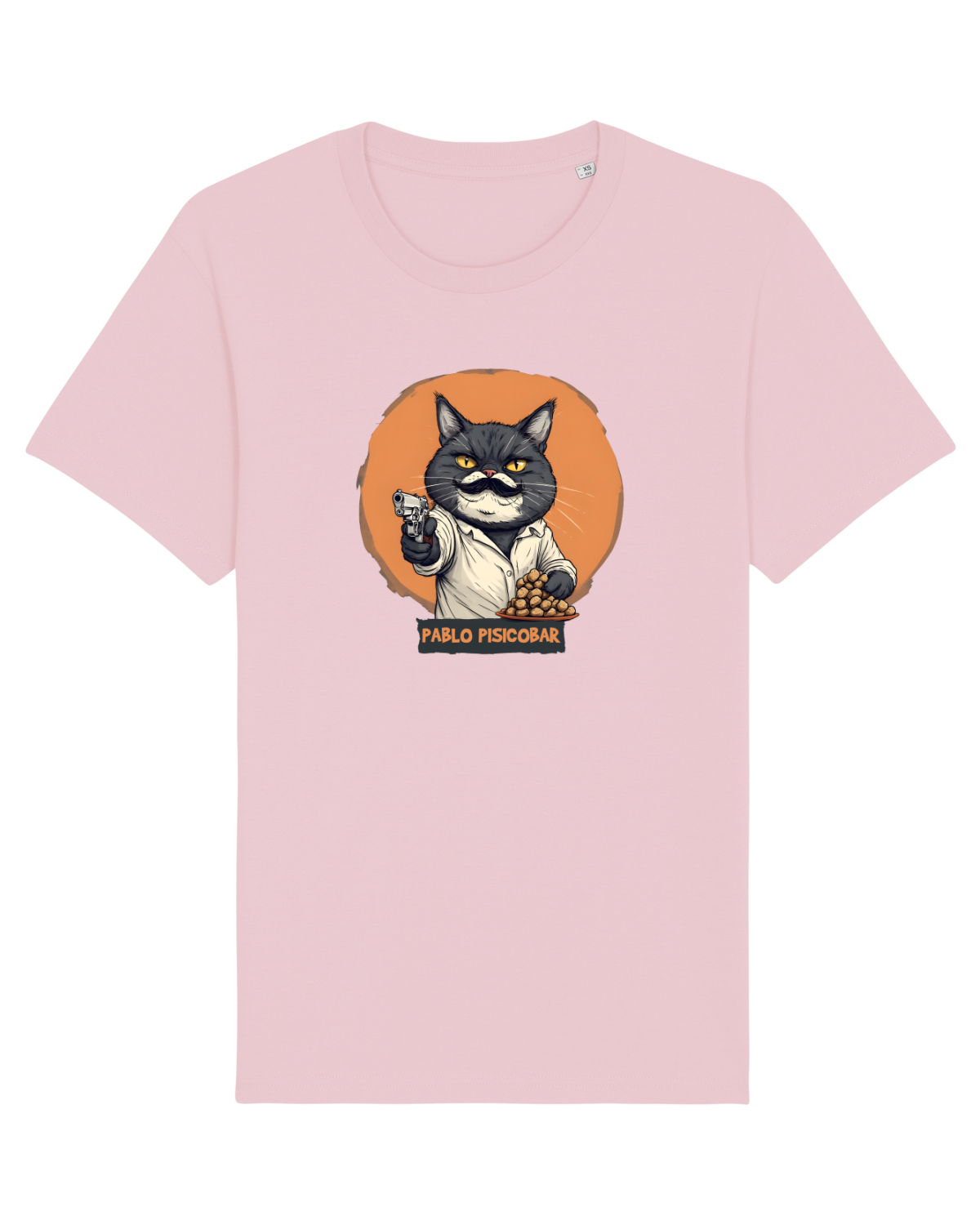 Tricou mânecă scurtă Unisex Rocker Cotton Pink