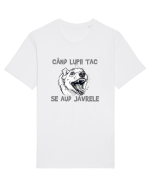 CAND LUPII TAC, SE AUD JAVRELE 1 Tricou mânecă scurtă Unisex Rocker