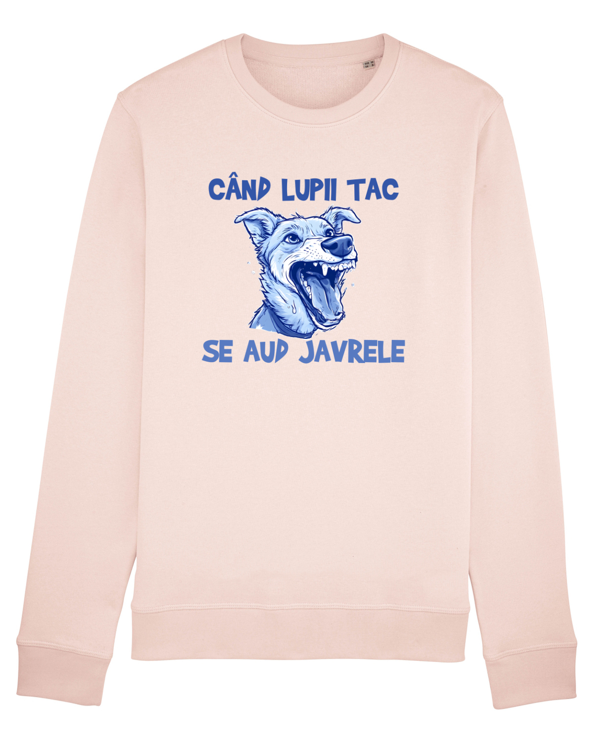Bluză mânecă lungă Unisex Rise Candy Pink