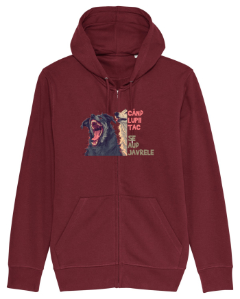 CAND LUPII TAC, SE AUD JAVRELE 3 Burgundy