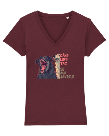CAND LUPII TAC, SE AUD JAVRELE 3 Burgundy