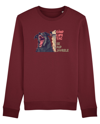 CAND LUPII TAC, SE AUD JAVRELE 3 Burgundy