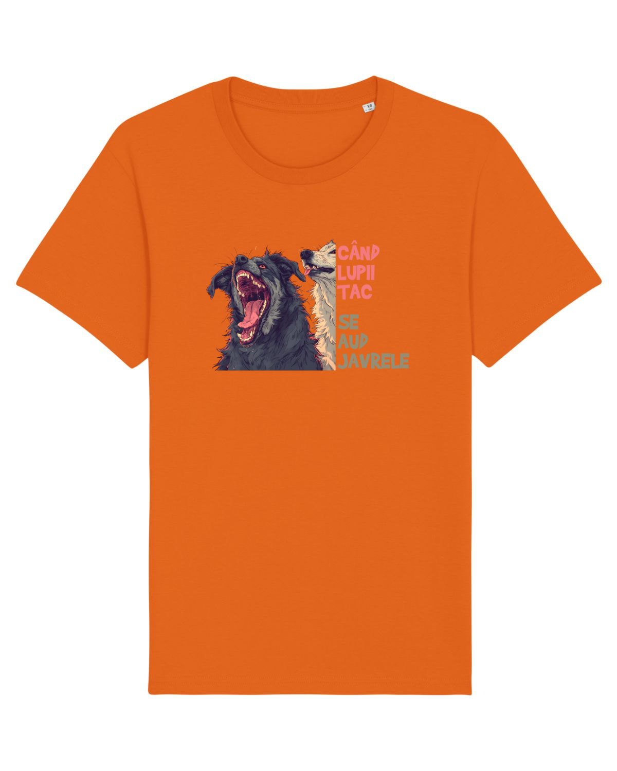 Tricou mânecă scurtă Unisex Rocker Bright Orange