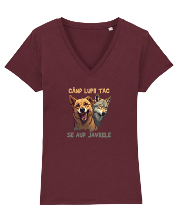CAND LUPII TAC, SE AUD JAVRELE 4 Burgundy