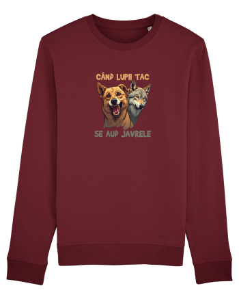 CAND LUPII TAC, SE AUD JAVRELE 4 Burgundy