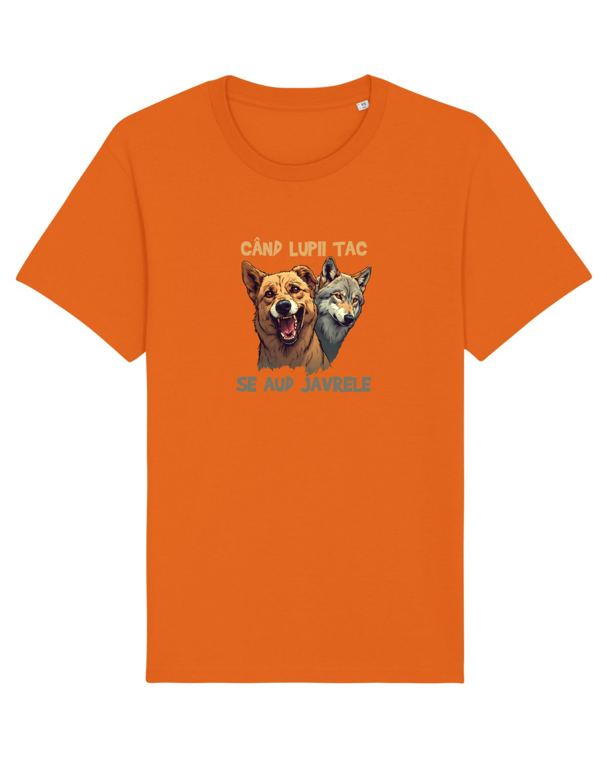 Tricou mânecă scurtă Unisex Rocker Bright Orange