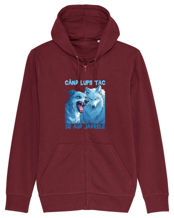 CAND LUPII TAC, SE AUD JAVRELE 6 Burgundy