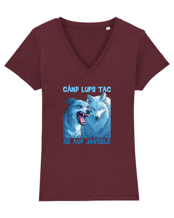 CAND LUPII TAC, SE AUD JAVRELE 6 Burgundy