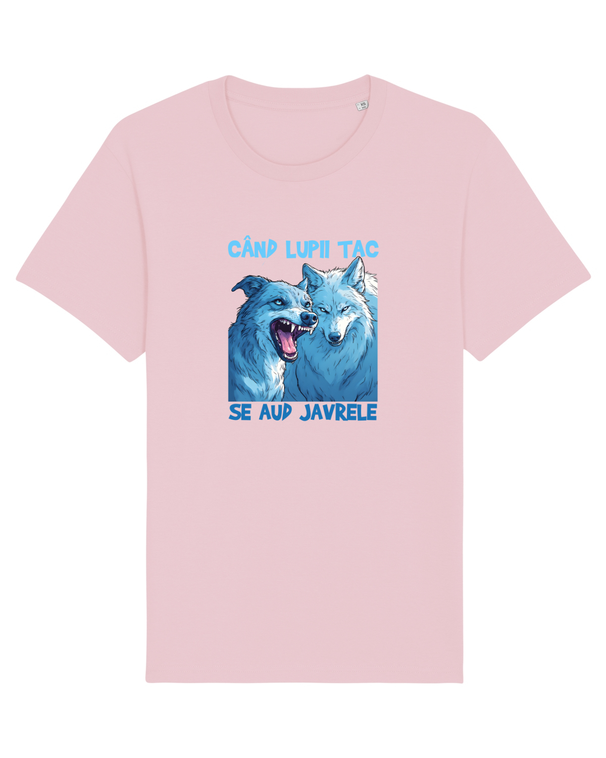 Tricou mânecă scurtă Unisex Rocker Cotton Pink