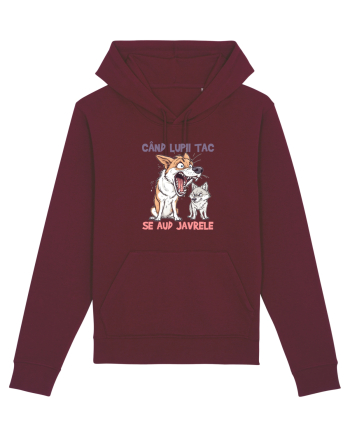 CAND LUPII TAC, SE AUD JAVRELE 7 Burgundy