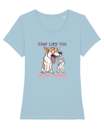 CAND LUPII TAC, SE AUD JAVRELE 7 Sky Blue