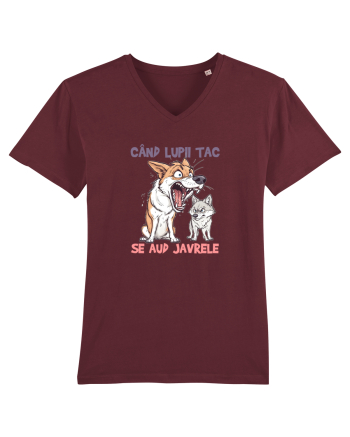 CAND LUPII TAC, SE AUD JAVRELE 7 Burgundy
