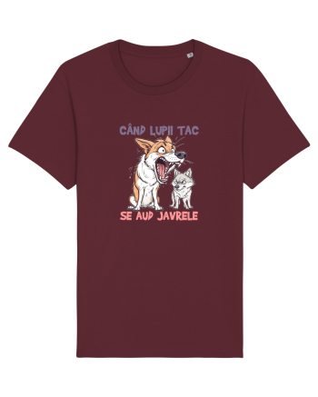 CAND LUPII TAC, SE AUD JAVRELE 7 Burgundy