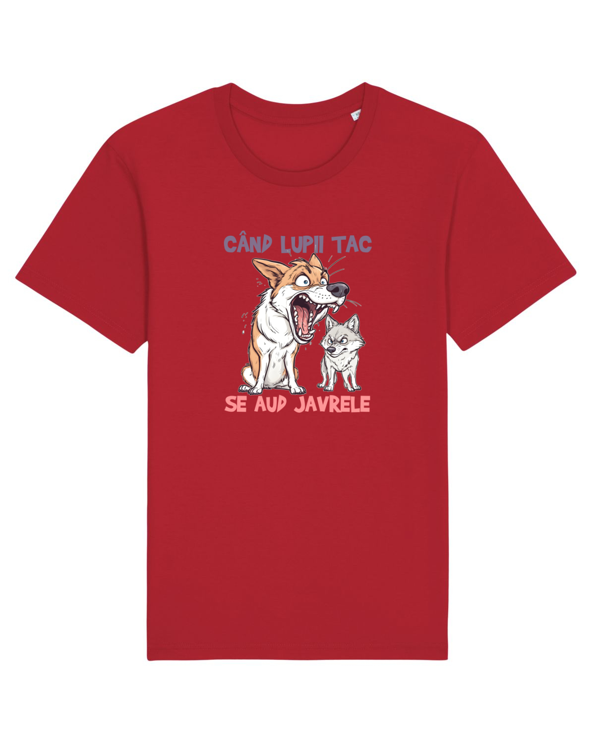 Tricou mânecă scurtă Unisex Rocker Red