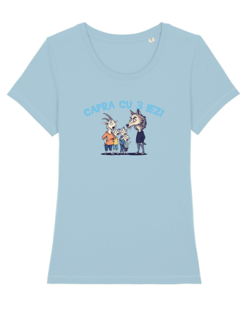 CAPRA CU 3 IEZI - POVESTE 1 Sky Blue