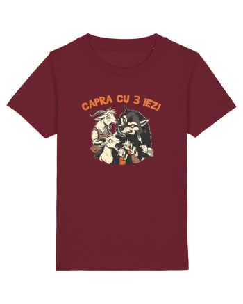CAPRA CU 3 IEZI - POVESTE 2 Burgundy