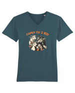 CAPRA CU 3 IEZI - POVESTE 2 Tricou mânecă scurtă guler V Bărbat Presenter