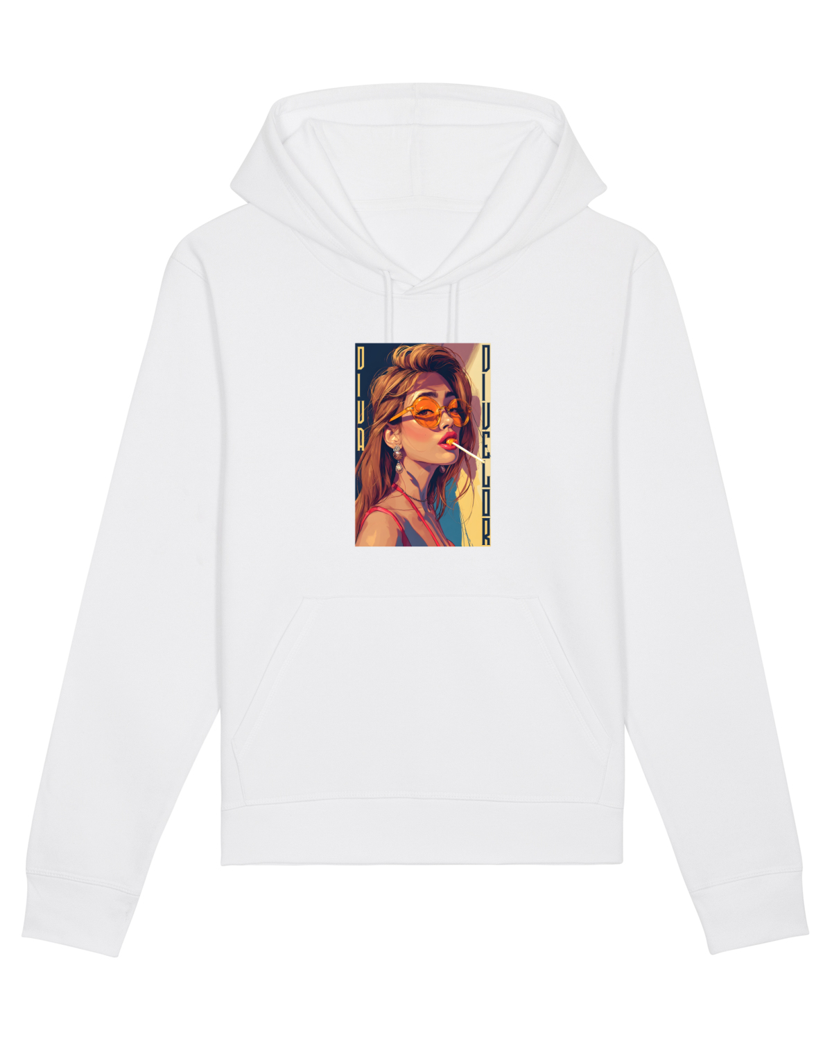 Hanorac Unisex Drummer White
