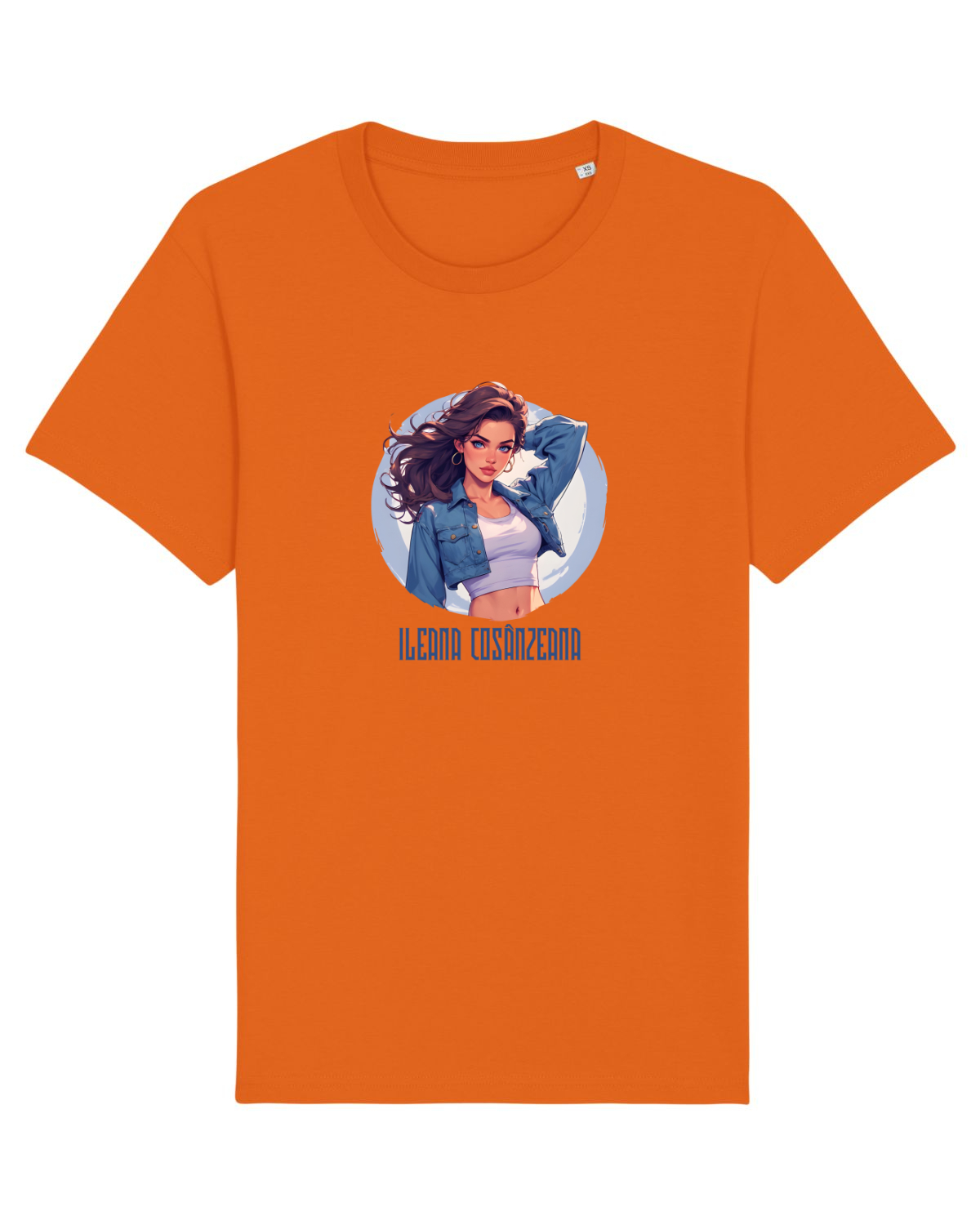 Tricou mânecă scurtă Unisex Rocker Bright Orange