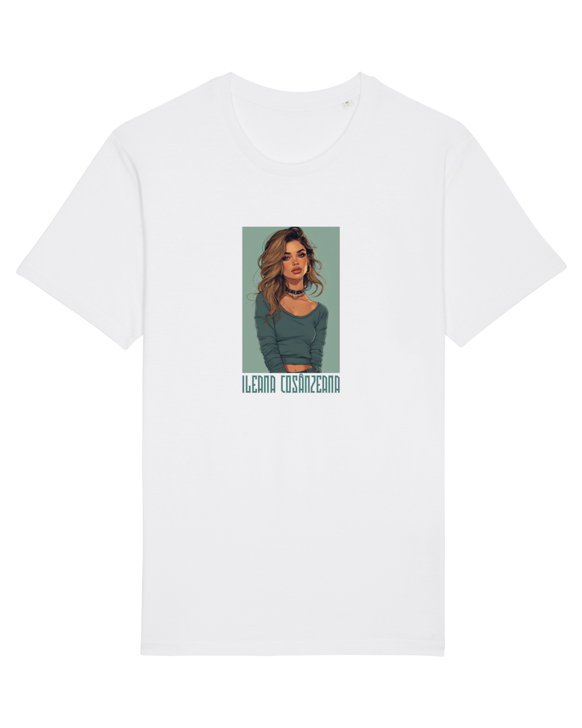 Tricou mânecă scurtă Unisex Rocker White