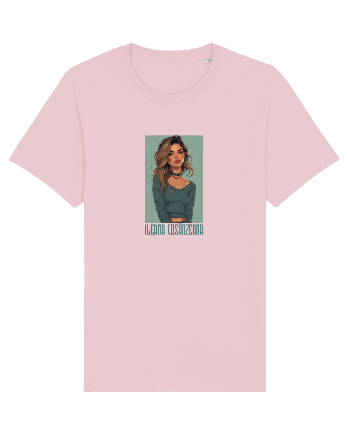 Tricou mânecă scurtă Unisex Rocker Cotton Pink