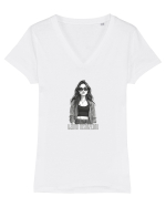 ILEANA COSANZEANA 3 Tricou mânecă scurtă guler V Damă Evoker