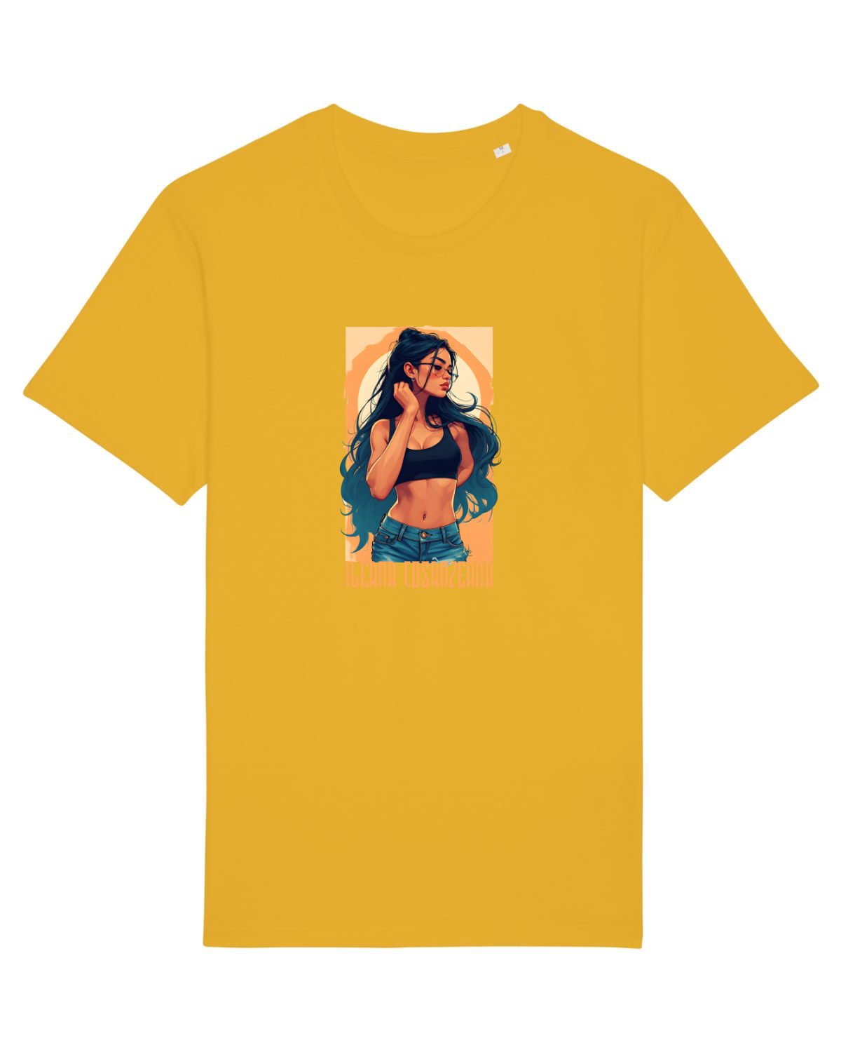Tricou mânecă scurtă Unisex Rocker Spectra Yellow