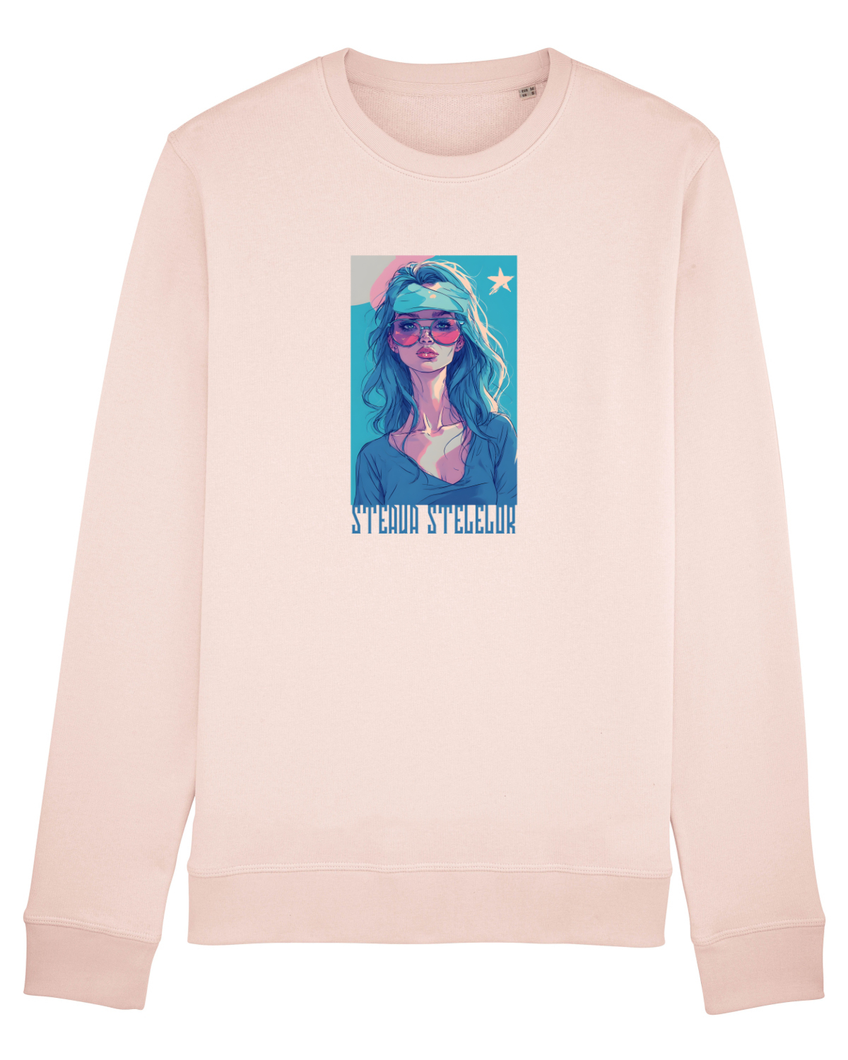 Bluză mânecă lungă Unisex Rise Candy Pink