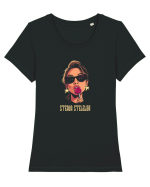 STEAUA STELELOR 3 Tricou mânecă scurtă guler larg fitted Damă Expresser