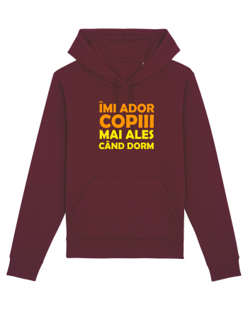 IMI ADOR COPIII, MAI ALES CAND DORM Burgundy