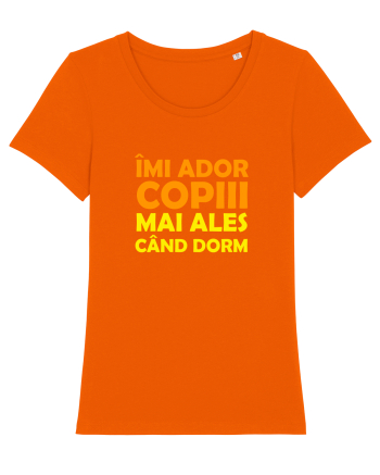 IMI ADOR COPIII, MAI ALES CAND DORM Bright Orange