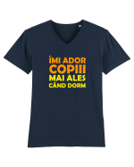 IMI ADOR COPIII, MAI ALES CAND DORM Tricou mânecă scurtă guler V Bărbat Presenter