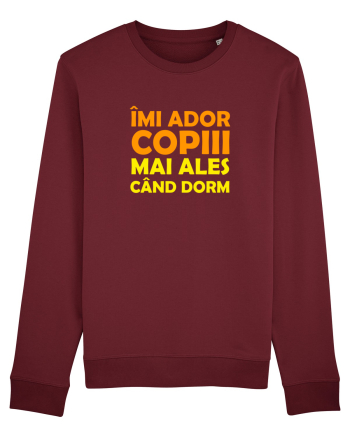 IMI ADOR COPIII, MAI ALES CAND DORM Burgundy
