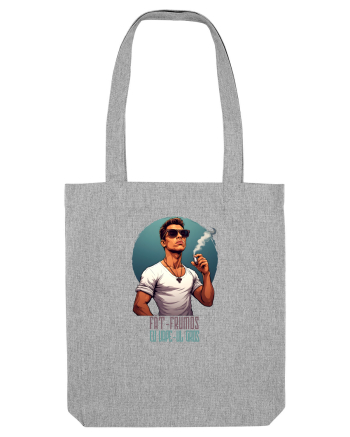 FAT FRUMOS CU VAPE-UL GROS Heather Grey