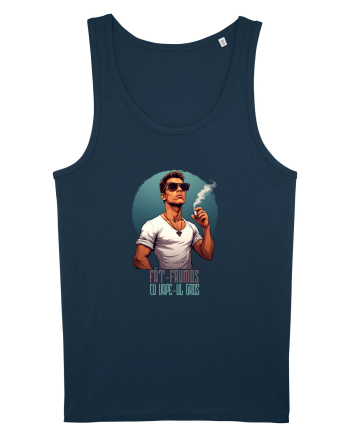 FAT FRUMOS CU VAPE-UL GROS Navy