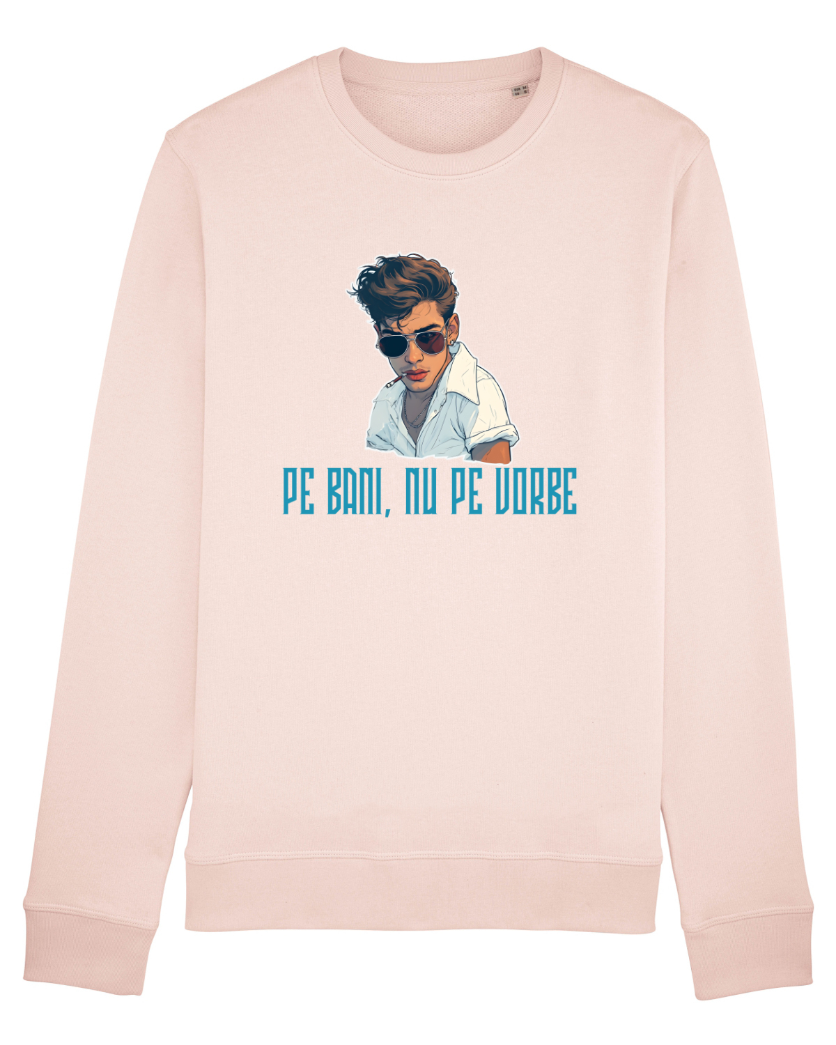 Bluză mânecă lungă Unisex Rise Candy Pink