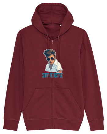 SUNT PE HUSTLE Burgundy