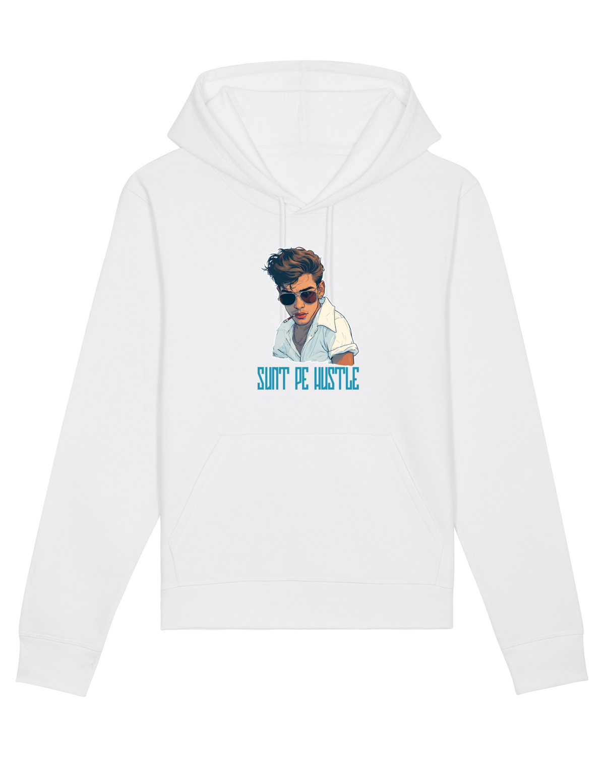 Hanorac Unisex Drummer White
