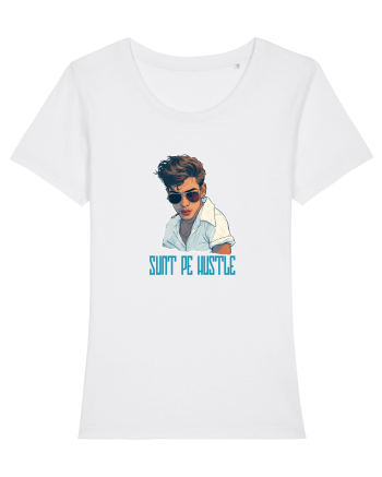 SUNT PE HUSTLE White