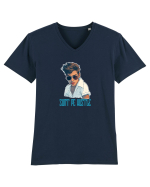 SUNT PE HUSTLE Tricou mânecă scurtă guler V Bărbat Presenter
