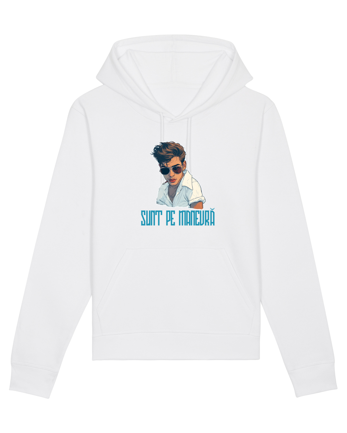 Hanorac Unisex Drummer White
