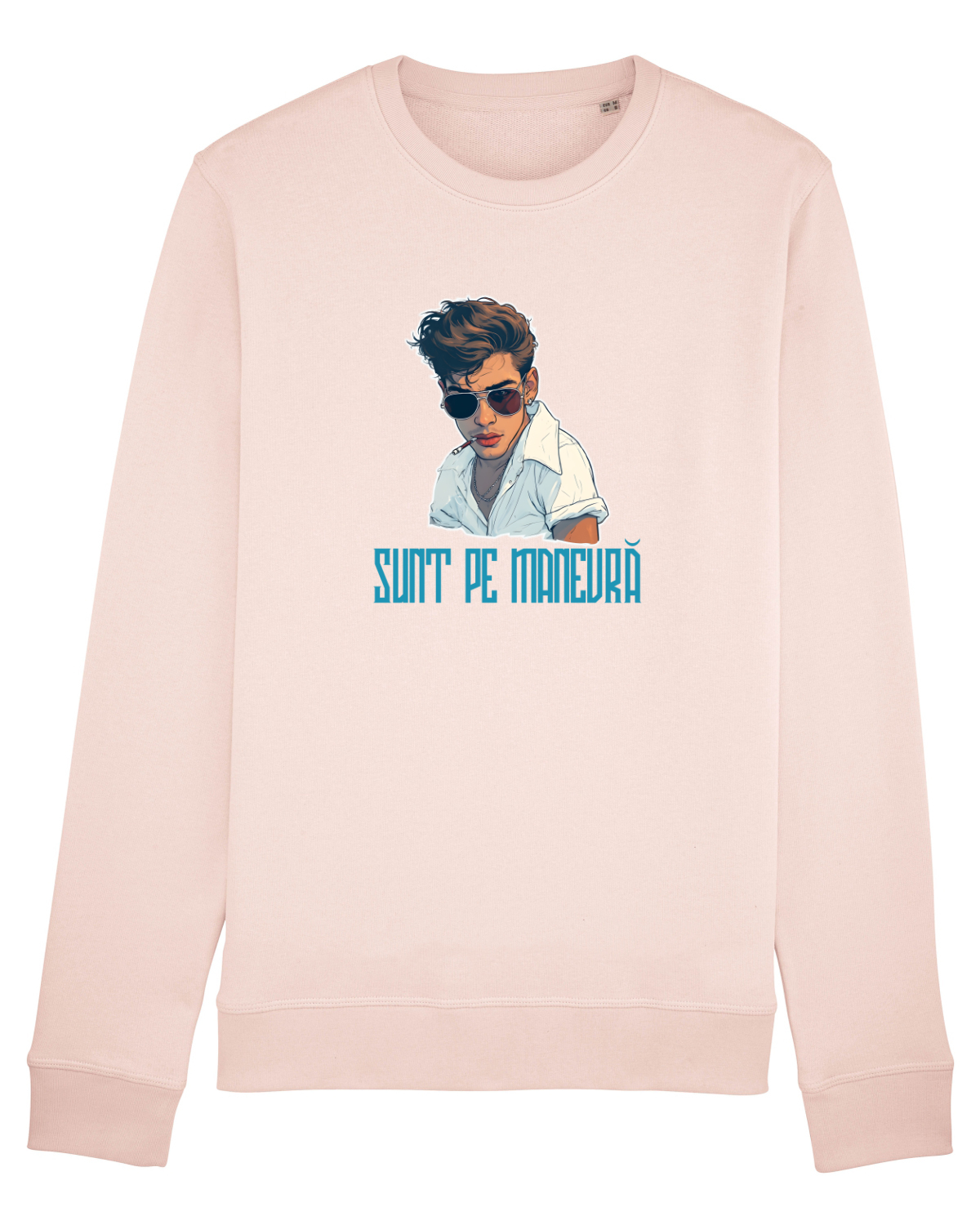 Bluză mânecă lungă Unisex Rise Candy Pink