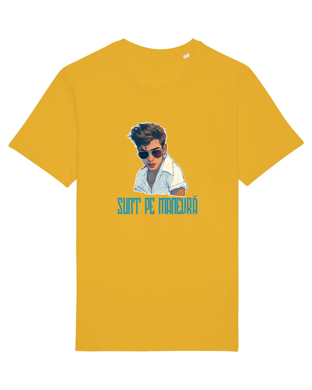 Tricou mânecă scurtă Unisex Rocker Spectra Yellow