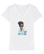 SUNT PE SKILL Tricou mânecă scurtă guler V Damă Evoker