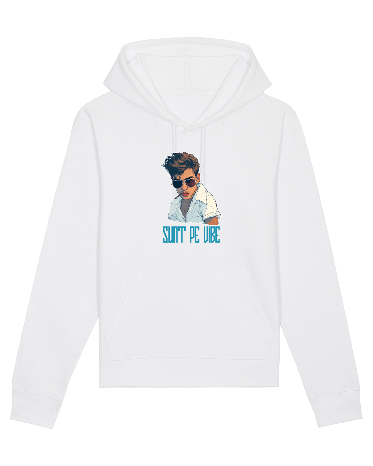 Hanorac Unisex Drummer White
